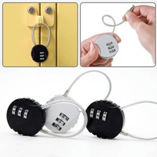 3 Digit Combination Padlock Heavy Duty Outdoor Lock Gym Travel Luggage Locker