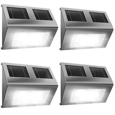 4x Applique murale solaire LED énergie solaire Luminaire extérieur éclairage