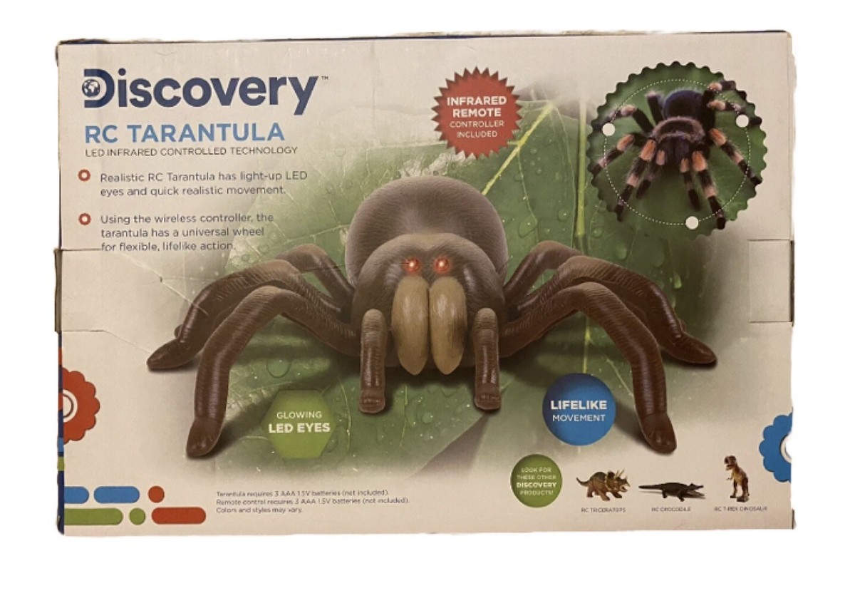 Spider Remote Control RC Spider Robot Toy Realistic ,Reote Control Spider With Spray, Lights ...