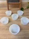 Vintage Milk Glass Glasbake Custard/Ramekin Baking Cups Dish 4 Ounce - Lot Of 6