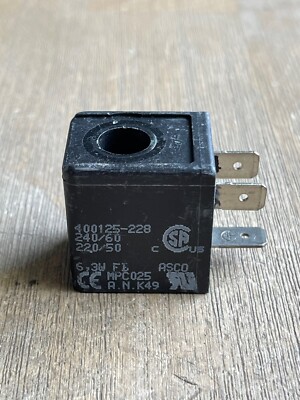 ASCO 400125-228 SOLENOID COIL 6.3W 220/240V