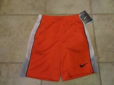 BOYS SIZE 6 NIKE DRI-FIT SHORTS  BRIGHT RED  NEW WITH TAGS 