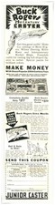 Print Ad Buck Rogers 25th Century Caster Vintage 1936 1/3-Page Advertisement