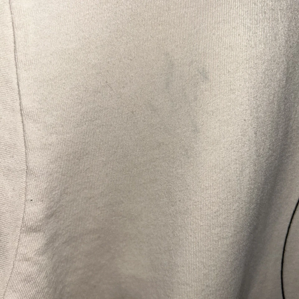 Vintage Leonardo Da Vinci Vitruvian Man Tee Cream T-Shirt Large (Discoloration) - Image 4 of 4