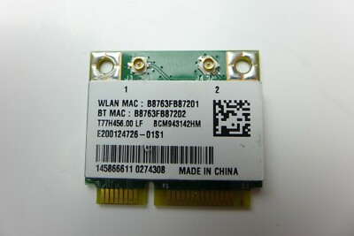 SONY SVF142 SVF142C29M GENUINE WIFI WLAN BT CARD BROADCOM BCM943142HM