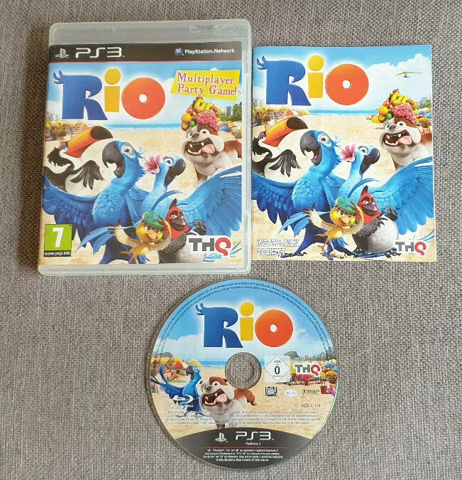 Sony Playstation 3 PS3 Game Rio Multiplayer Party Game Boxed with Manual