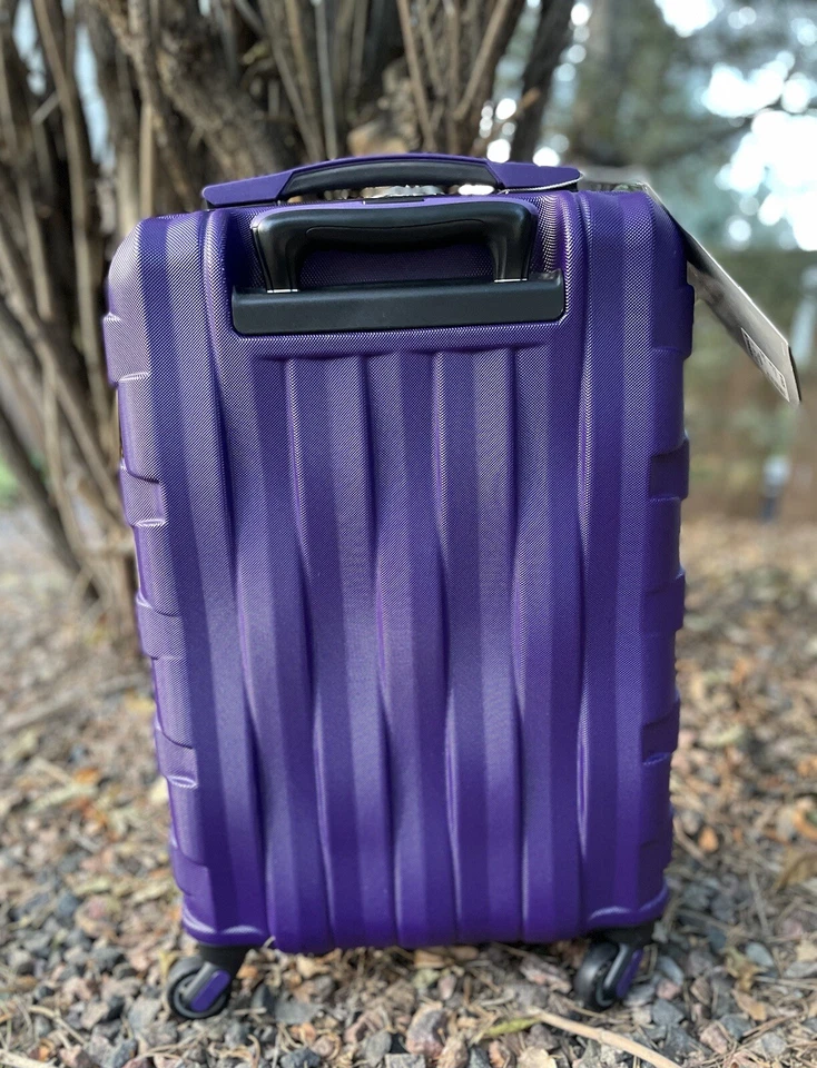 Samsonite Ziplite 3 DEEP PURPLE 20" Hardside Spinner Carryon Suitcase Luggage - Image 4 of 4