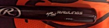Baltimore Orioles TIM BECKHAM Auto Black Rawlings Pro Bat Signed JSA COA