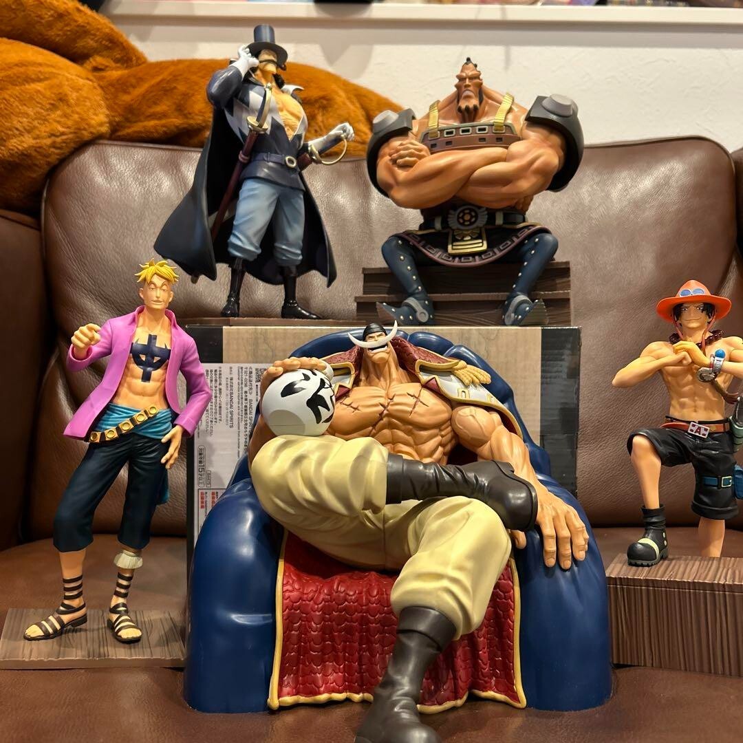 BANDAI NAMCO MASTERLISE フィギュアセット ONE PIECE Ichiban Kuji MASTERLISE Whitebeard Pirates Figure Set