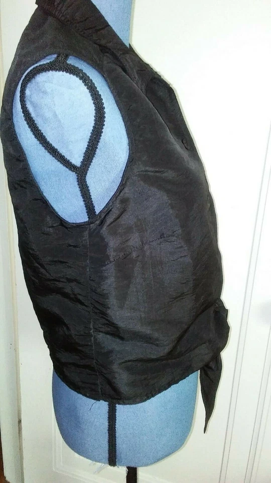 Брендовая черная блузка без рукавов MESMERIZE размер S - Изображение 4 из 4