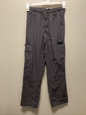 Dagacci Scrub Pants Gray With Pockets Size XS