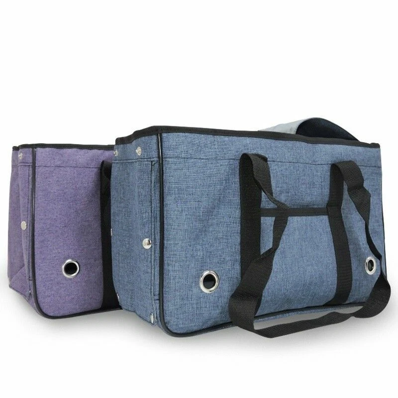 Folding Pet Dog Portable Travel Carrier Tote Cage Bag Holder Crate Large Fashion - Image 2 of 4