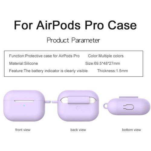 Apple Airpod Pro Custodia 5 in 1 Morbida Silicone Protettiva Cover con Custodia - Foto 9 di 18