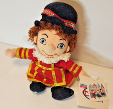 Disney Bean Bag Plush - ENGLAND BOY It's A Small World 8"..NEW with Mint Tags