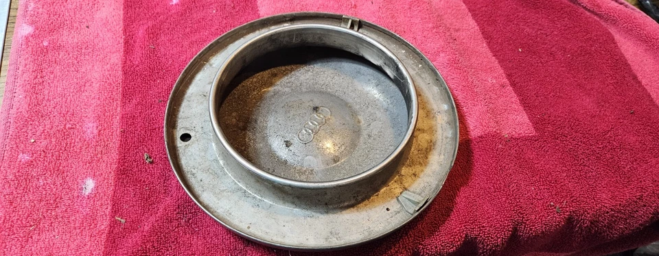 Оригинальный винтажный классический хромированный металлический центральный колпак ступицы обода колеса 8,75 дюйма для Audi 100 шт. - Изображение 2 из 3