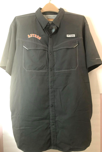 Columbia Astros Button Down XXL Grey 