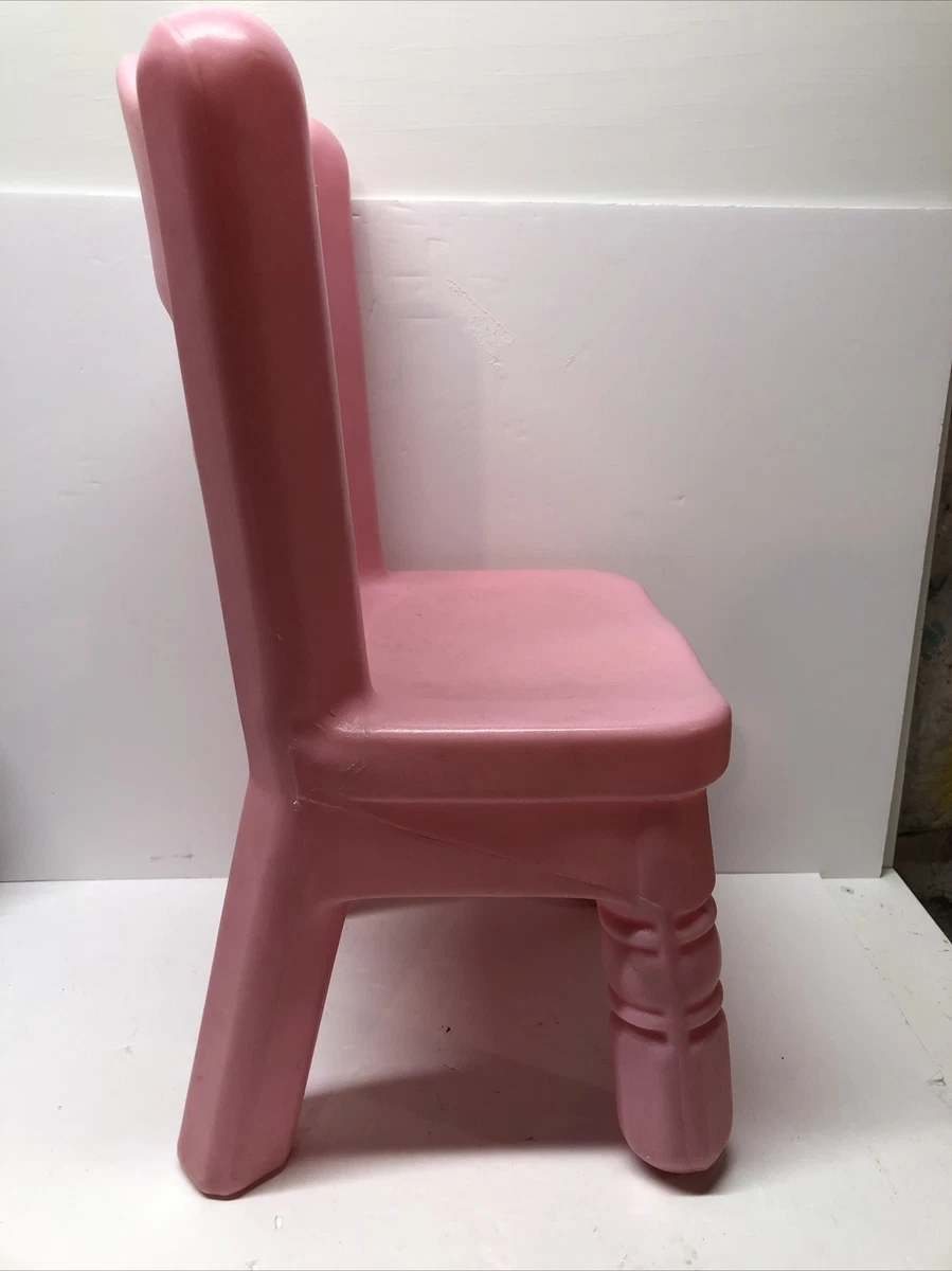 VINTAGE Little Tikes CHAIR Pink Victorian Country Princess Child Size