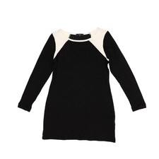 Tart Collection Short Long Sleeve Sweater Dress Black Size M 2328