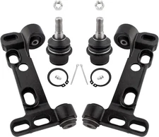 Set(4) Front Lower Control Arm Ball Joint For 02-09 Chevy Trailblazer GMC Envoy