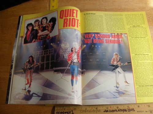 PRINCE Cyndi Lauper The Cars Quiet Riot Lou Reed Elton John CREEM 1984 magazine - Picture 6 of 12