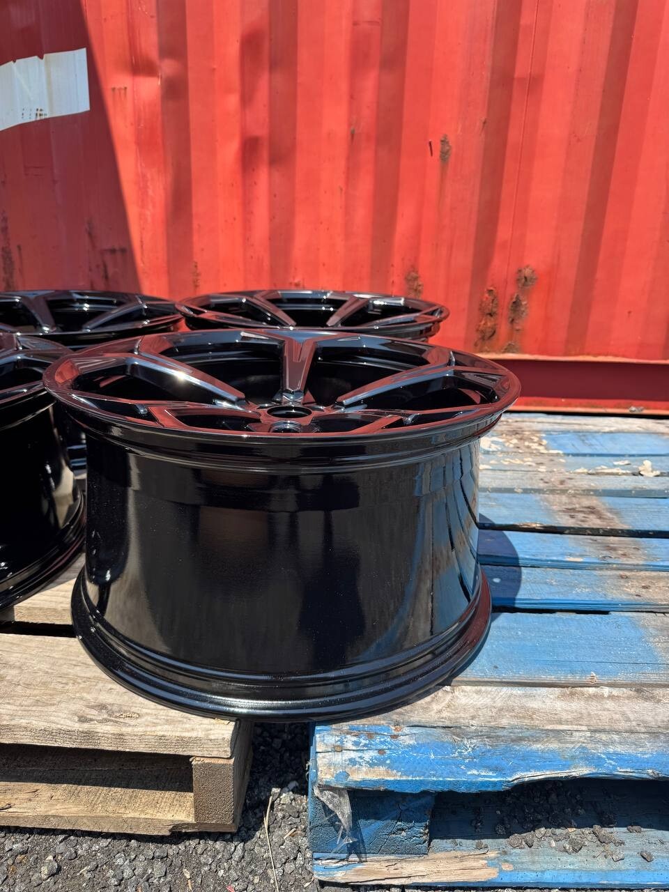 Original 22" Lamborghini Urus OEM Stock Black Gloss Wheel Rim Genuine