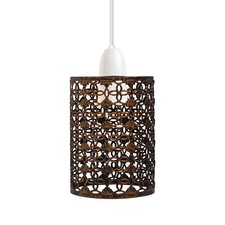 Vintage Drum style Metal light Shades Easy Fit Ceiling Pendant Lampshade