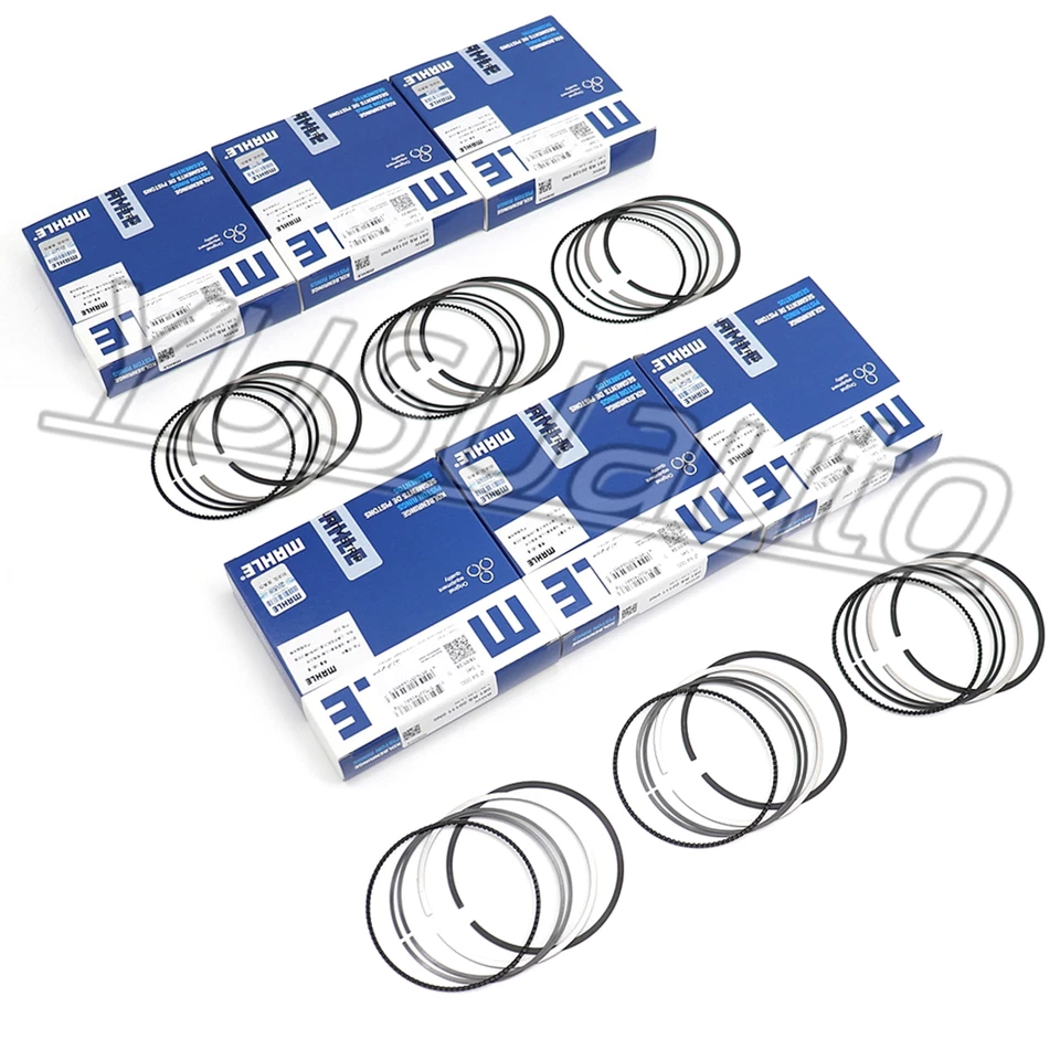 Kit de anéis de pistão 6 peças STD para BMW 135i 335i X6 E88 E90 E92 E71 3.0 N54N L6 - Imagem 3 de 4