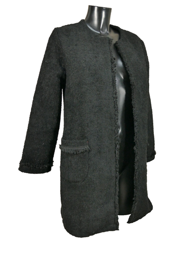 Salvatore Ferragamo Damen Mantel Gr M / Schwarz Edel Neuwertig ( S 7930 ) - Bild 2 von 6