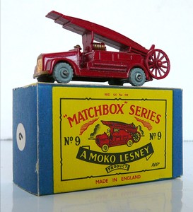 Matchbox Moko Lesney Dennis Fire Engine #9 1957 | eBay