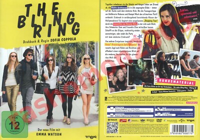 DVD THE BLING RING (2013) Katie Chang Emma Watson Gavin Rossdale Sofia Coppola