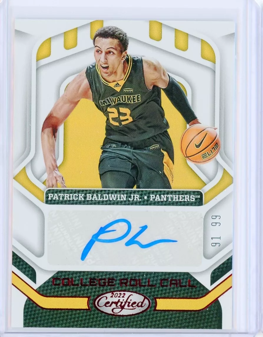 2022-23 Panini Chronicles Certified PATRICK BALDWIN JR. AUTO Autograph RC  91/99