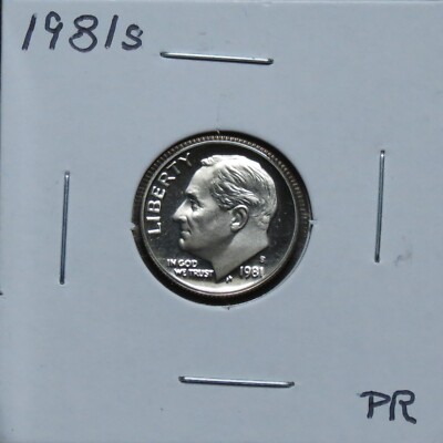 1981S PR (2 Coins) Roosevelt Proof Dimes  2m24ARCS-1-2