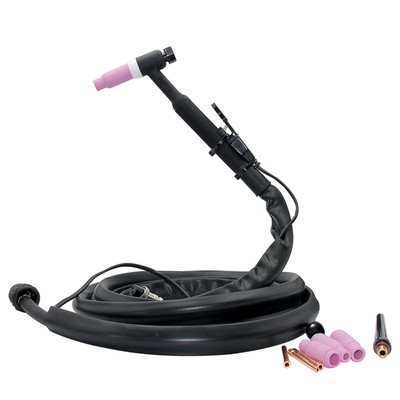 Welding Knight WP17 Air-Cooled Tig Torch With 13FT Cable Plug 16M-2 M16*1.5 C...
