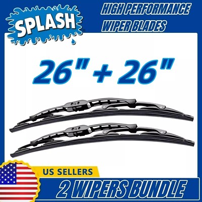 Matched Set of 2 Wipers 26''+26'' For Splash Wiper Blades - 32-260 32-260