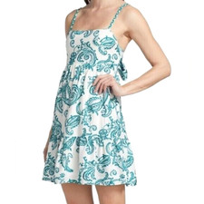 Alice + Olivia Khira Paisley Embroidered Tiered Dress   Sz 10   $465  *1129