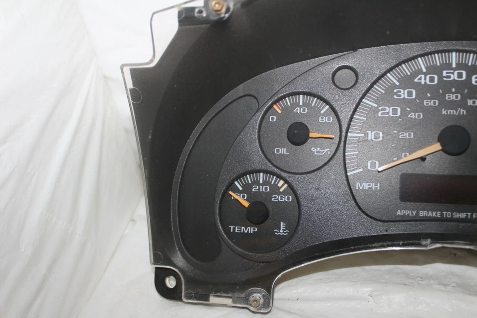 Cuadro de instrumentos velocímetro 01 02 Savana Express VAN tablero calibre 348.527 millas Foto 3 de 4