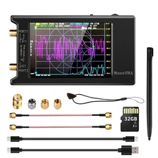 NanoVNA-H4 4“ Vector Network Analyzer 10KHz-1.5GHz HF VHF UHF Antenna Analyzer