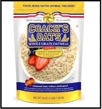 Coach's Oats 100% Whole Grain Oatmeal 3 Pound