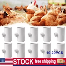 three-way Connector For Chicken Waterer Fully Automatic 10-20pcs