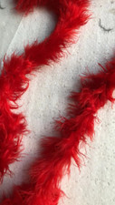 10 Yards Long 60g Red Marabou Boa Wedding Party Scarf