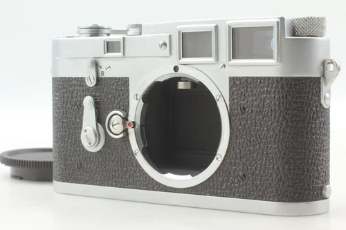 "EXC+5" Leica M3 Double stroke DS Rangefinder 35mm Film Camera Silver From JAPAN