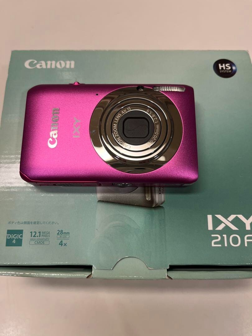 TOP MINT in BOX] Canon IXY 210F PowerShot ELPH 100 HS 12.1MP PINK 