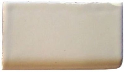 2'' x 4'' 10pcs TalaMex Mexican White Clay Tile Talavera Bullnose