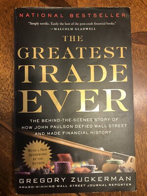  THE GREATEST TRADE EVER  BY G.ZUCKERMAN/ BESTSELLER!  PUBLISHED 2009