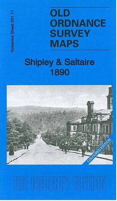 Shipley & Saltaire 1890 Coloured Edition Yorkshire Sheet 201.11a by Alan Godfrey