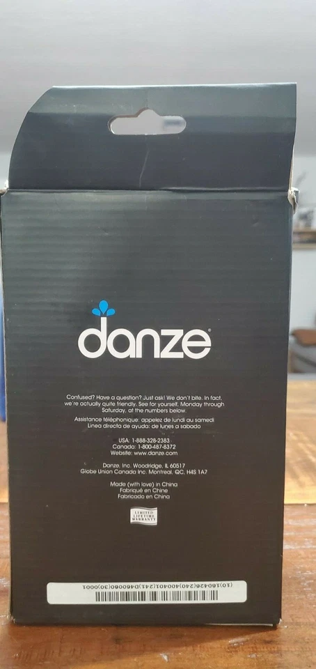 Cabezal de ducha de lluvia Danze D460060 cromo mono chic 2,5 gpm Foto 3 de 4