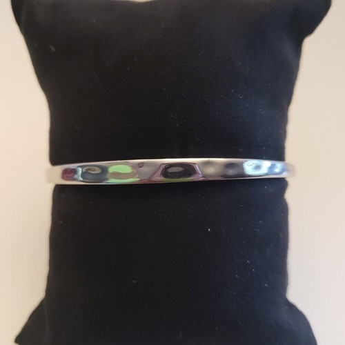 Kendra Scott Zorte Bangle bracelet hammered metal silver