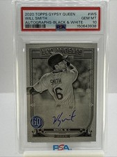 2020 Topps Gypsy Queen Will Smith Black&White Autograph 04/50 PSA 10