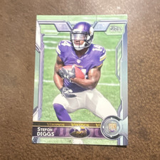 Topps 2015 Topps Stefon Diggs Rookie Card #378 Minnesota Vikings NFL. rookie card picture