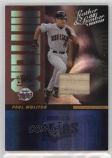 2005 Donruss Leather & Lumber Hitters Inc Bat /100 Paul Molitor #HI-16 HOF 0o5y